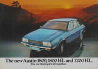 Austin 1800 2200 sales brochure cover from 1975