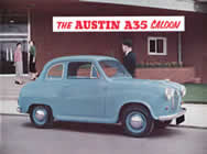 Austin A35 Saloon brochure cover 1957