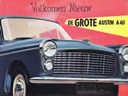 Austin A40 brochure cover 1959