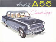 Austin A55 Cambridge brochure cover 1957