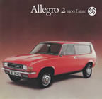 Austin Allegro 2 Estate sales brochure cover 1975