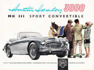 Austin Healey 3000 brochure cover 1963