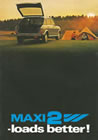 Austin Maxi 2 brochure cover 1982