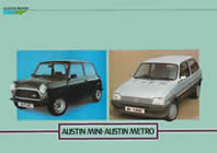 Austin Mini & Metro brochure cover 1984