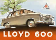 Lloyd 600 sales brochure cover 1955