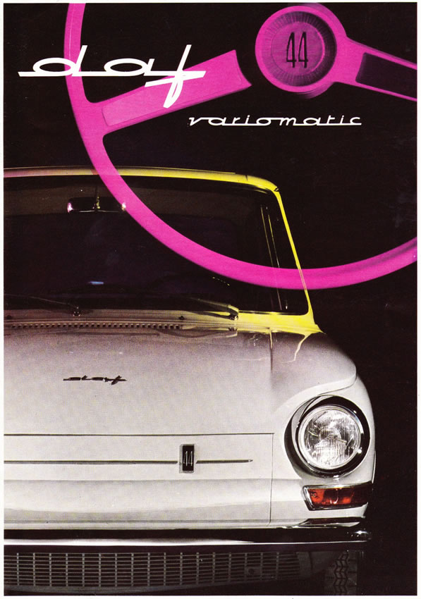 DAF 44 Sales Brochure cover 1966