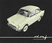 DAF 600 Swiss sales brochure cover 1960