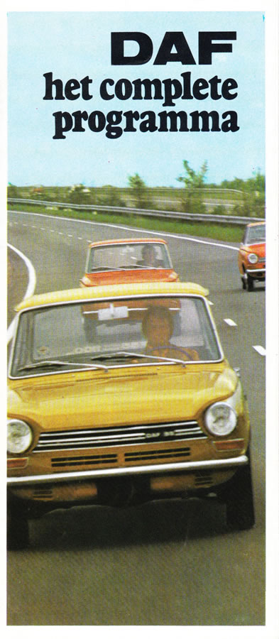 DAF Range Sales Brochure cover 1971
