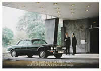 Daimler Double-Six and Sovereign 4.2 two door range brochure cover 1977