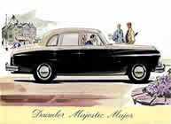 Daimler Majestic Major brochure cover 1964