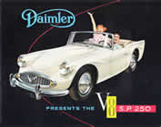 Daimler SP 250 V8 Brochure cover 1959