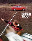 Datsun 1200 Coupé sales brochure cover 1974