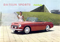 Datsun Fairlady 1500 sales brochure cover 1963