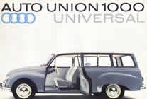 Auto Union DKW 1000 Universal English sales brochure cover 1961