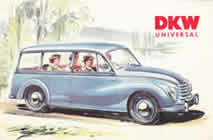 DKW F89 Universal sales brochure cover 1952