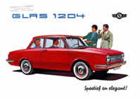 Glas 1204 sales brochure cover 1963