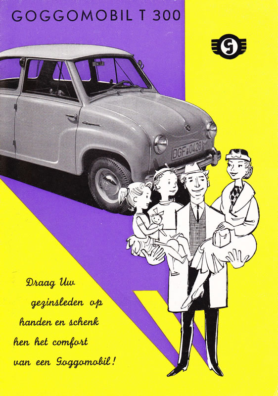 Goggomobil T300 sales brochure cover 1957