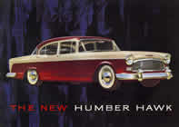 Humber Hawk series I sales brochure cover 1957