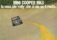 Innocenti Mini Cooper Italian Sales Brochure cover 1970