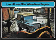 Land Rover 88 Regular Wheelbase brochure cover 1971
