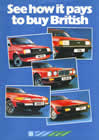 British Leyland Car Range Brochure cover 1980