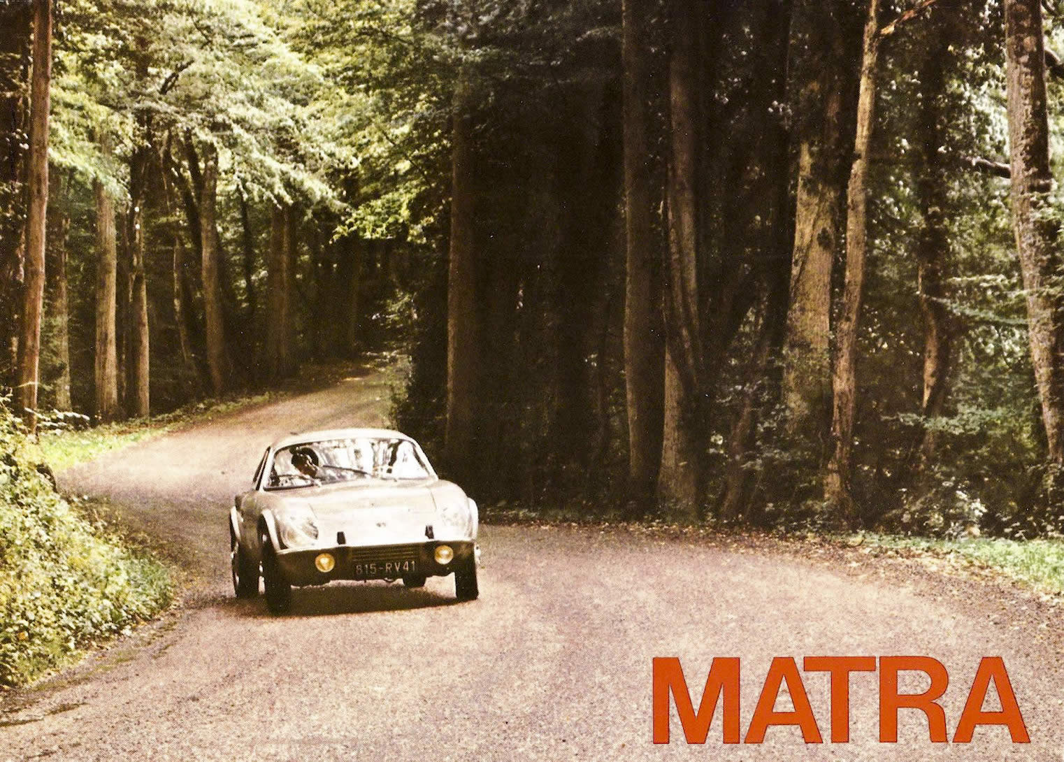 Matra Djet 5 sales brochure 1965