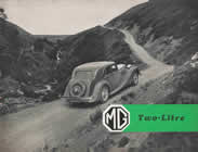 MG 2litre brochure cover 1938