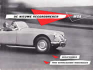 MGA TWIN CAM brochure cover 1958