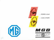 MG B Mk1 brochure cover 1965