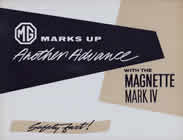 MG Magnette MkIV brochure cover 1961