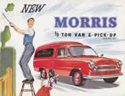 Morris 1/2 Ton Van & Pick-up series III brochure cover