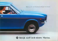 Morris Marina Mk2 Sedan brochure cover 1976