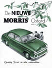 Morris Oxford Dutch sales brochure cover 1955