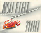 Neckar 1100 sales brochure cover 1965