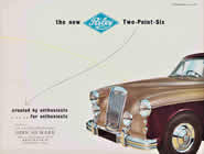 Riley Two-Point-Six 1957 brochure cover