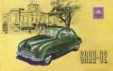 Saab 92 sales brochure cover 1954