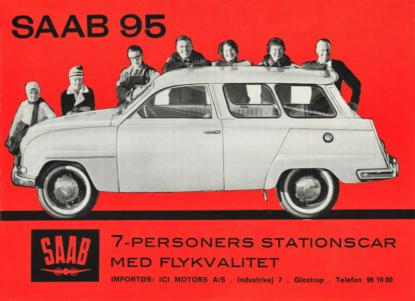 Saab 95 brochure cover 1961
