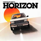 Chrysler Simca Horizon sales brochure cover 1978