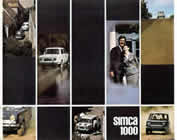 Simca 1000 sales brochure cover 1964
