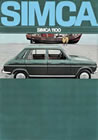 SIMCA 1100 sales brochure cover 1969
