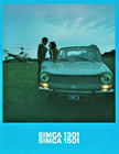 Simca 1301/1501 sales brochure cover 1968