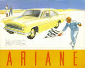 Simca Ariane Miramas Dutch sales brochure cover 1961