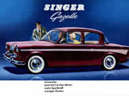 Singer Gazelle sales brochure cover 1963