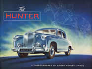 Singer Hunter sales brochure cover 1955