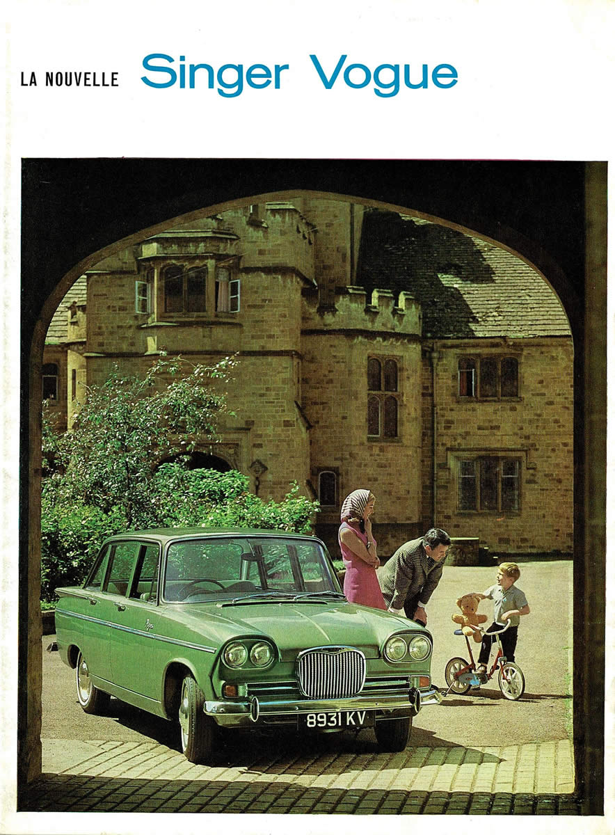 Singer Vogue sales brochure cover 1964