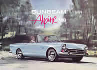 Sunbeam Alpine (Tiger) V8 Mk I sales brochure cover 1966