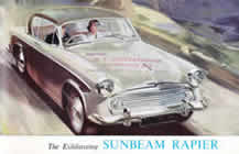 Sunbeam Rapier Mk I sales brochure cover 1957
