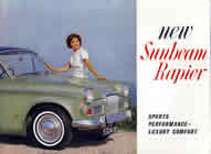 Sunbeam Rapier Series IV sales brochure cover 1964