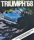 Triumph Range sales brochure cover 1968