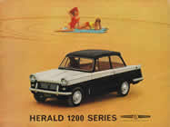 Triumph Herald 1200 1963 brochure cover